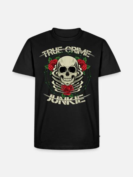 True Crime Junkie - Men's Premium Organic T-Shirt - black