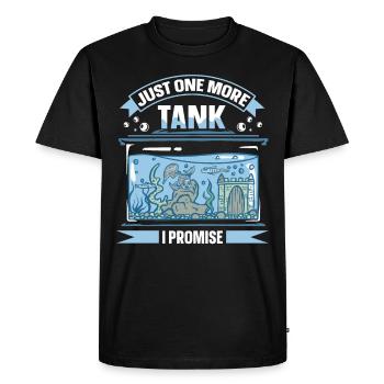 Juste un réservoir de plus je promets aquatique amusant - T-shirt Premium bio Homme - noir - Devant - Nico (187cm)