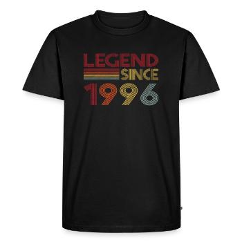 1996 Birthday Legend depuis Retro Vintage - T-shirt Premium bio Homme - noir - Devant - Nico (187cm)
