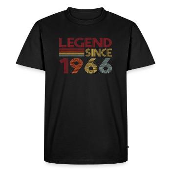 1966 Birthday Legend depuis Retro Vintage - T-shirt Premium bio Homme - noir - Devant - Nico (187cm)