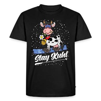 Séjour Kuhl Ski - T-shirt Premium bio Homme - noir - Devant - Nico (187cm)