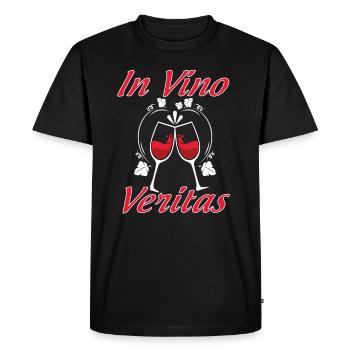 In Vino Veritas Prost - T-shirt Premium bio Homme - noir - Devant - Nico (187cm)