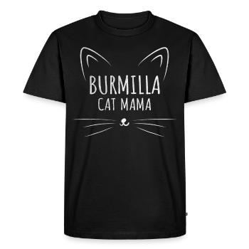 Burmilla Maman Chat - T-shirt Premium bio Homme - noir - Devant - Nico (187cm)