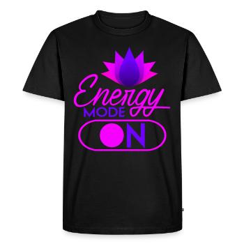 Chakra Guérison Holistique Mains Guérisseur Énergétique Reiki - T-shirt Premium bio Homme - noir - Devant - Nico (187cm)