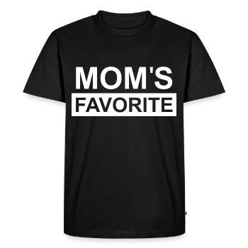 Favori des mamans - T-shirt Premium bio Homme - noir - Devant - Nico (187cm)