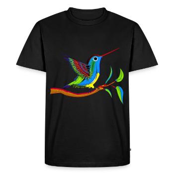belle kohlibrie - T-shirt Premium bio Homme - noir - Devant - Nico (187cm)