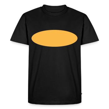 Oval Circle Symbols - Men's Premium Organic T-Shirt - black - Front - Nico (187cm)