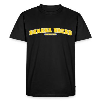 Banana Bread Master Banana Bread Baker Vegan - Men's Premium Organic T-Shirt - black - Front - Nico (187cm)