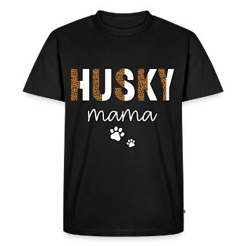Husky Mama - Men's Premium Organic T-Shirt - black - Front - Nico (187cm)