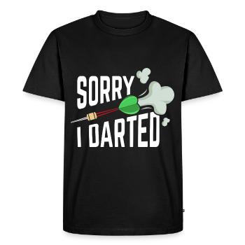 Dartboard Darts Throwers Throwing Sports Competition - Men's Premium Organic T-Shirt - black - Front - Nico (187cm)