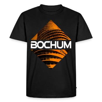 Bochum Germany City Skyline Home Love - Men's Premium Organic T-Shirt - black - Front - Nico (187cm)