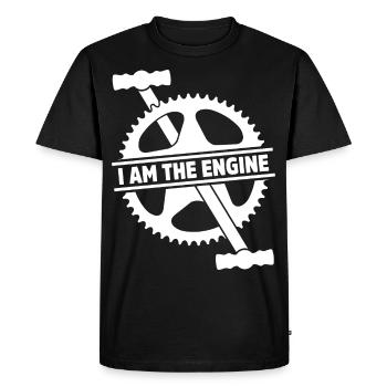 Mountain Bike Mtb Downhill Bike Cyclist Biker - Men's Premium Organic T-Shirt - black - Front - Nico (187cm)