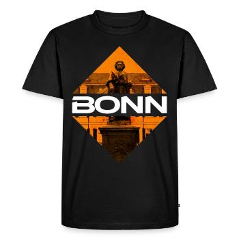 Bonn Allemagne City Skyline Home Love - T-shirt Premium bio Homme - noir - Devant - Nico (187cm)