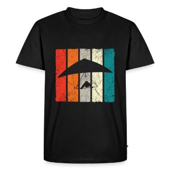 Deltaplane Deltaplane Deltaplane Dragon - T-shirt Premium bio Homme - noir - Devant - Nico (187cm)