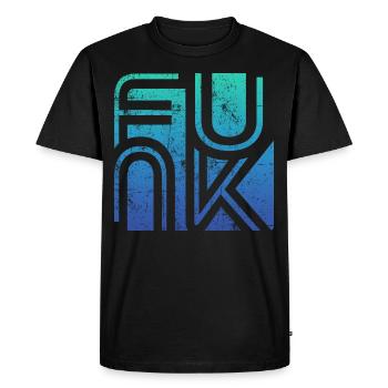Funk Music Vintage - T-shirt Premium bio Homme - noir - Devant - Nico (187cm)