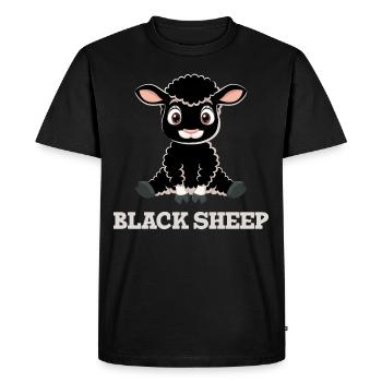 Black Sheep - Men's Premium Organic T-Shirt - black - Front - Nico (187cm)