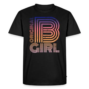 B-Girl Breakdance Girl - Men's Premium Organic T-Shirt - black - Front - Nico (187cm)
