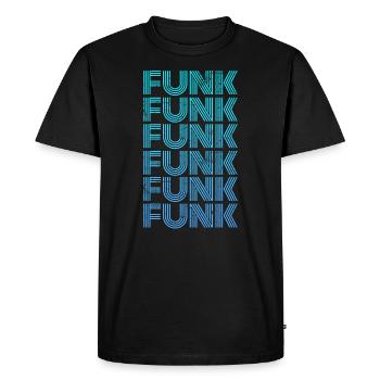Funk Music Vintage - T-shirt Premium bio Homme - noir - Devant - Nico (187cm)