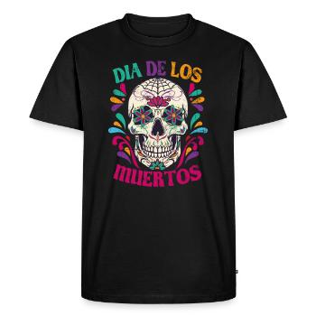 Dia de los muertos - T-shirt Premium bio Homme - noir - Devant - Nico (187cm)