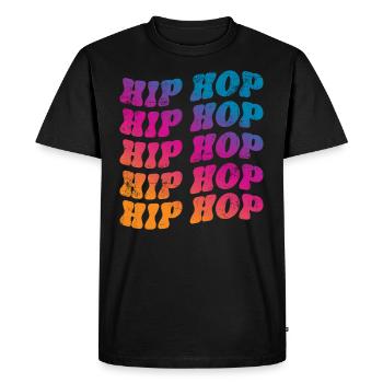 Hip Hop Rap - T-shirt Premium bio Homme - noir - Devant - Nico (187cm)