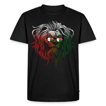 Macédoine - T-shirt Premium bio Homme - noir - Devant - Nico (187cm)