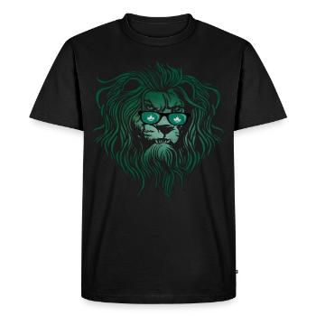 Macau - Men's Premium Organic T-Shirt - black - Front - Nico (187cm)