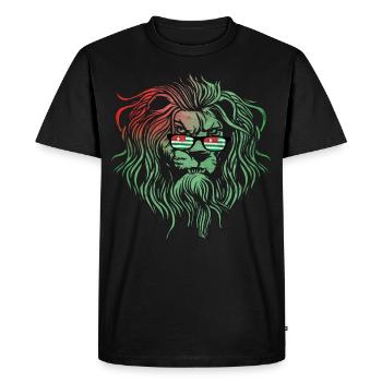 Abkhazia - Men's Premium Organic T-Shirt - black - Front - Nico (187cm)