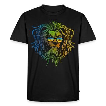 Amazigh - T-shirt Premium bio Homme - noir - Devant - Nico (187cm)