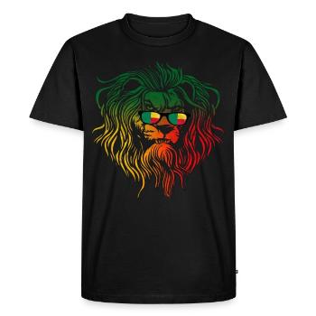 Bermudes - T-shirt Premium bio Homme - noir - Devant - Nico (187cm)