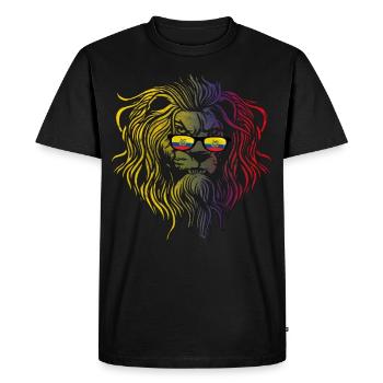 Équateur - T-shirt Premium bio Homme - noir - Devant - Nico (187cm)