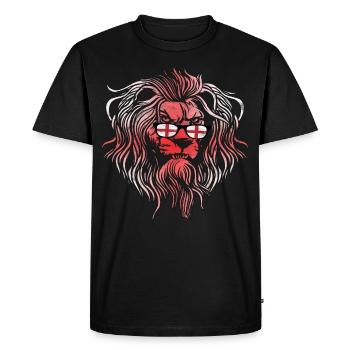 England - Men's Premium Organic T-Shirt - black - Front - Nico (187cm)