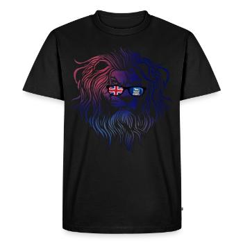 Falkland (Îles) - T-shirt Premium bio Homme - noir - Devant - Nico (187cm)