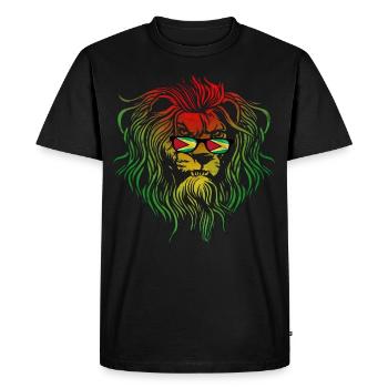 Guyana - Men's Premium Organic T-Shirt - black - Front - Nico (187cm)