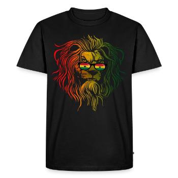 Ghana - T-shirt Premium bio Homme - noir - Devant - Nico (187cm)
