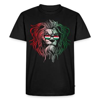 Ungarn - Männer Premium Bio T-Shirt - Schwarz - Vorne - Nico (187cm)