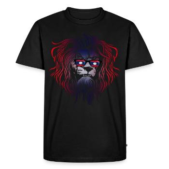 Laos - Men's Premium Organic T-Shirt - black - Front - Nico (187cm)