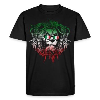 Italie - T-shirt Premium bio Homme - noir - Devant - Nico (187cm)
