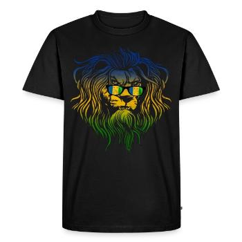 Ogoni - T-shirt Premium bio Homme - noir - Devant - Nico (187cm)