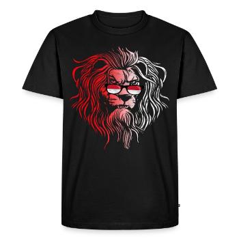 Monaco - Men's Premium Organic T-Shirt - black - Front - Nico (187cm)