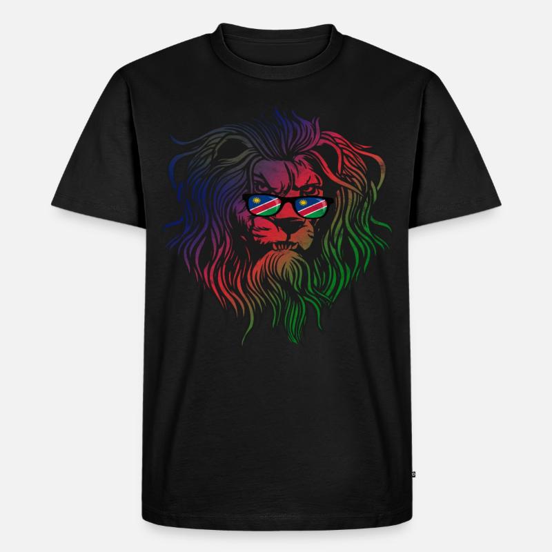 Namibia - Männer Premium Bio T-Shirt - Schwarz