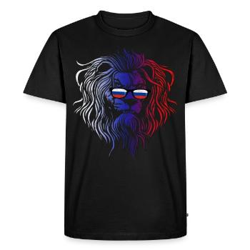 Russie - T-shirt Premium bio Homme - noir - Devant - Nico (187cm)