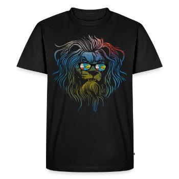 Saint Pierre et Miquelon - T-shirt Premium bio Homme - noir - Devant - Nico (187cm)