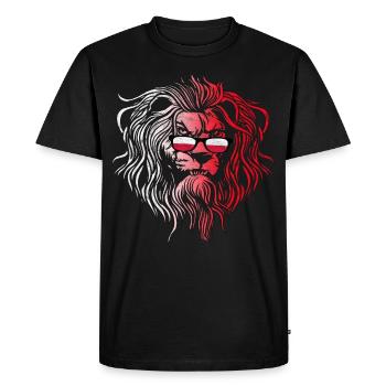 Pologne - T-shirt Premium bio Homme - noir - Devant - Nico (187cm)
