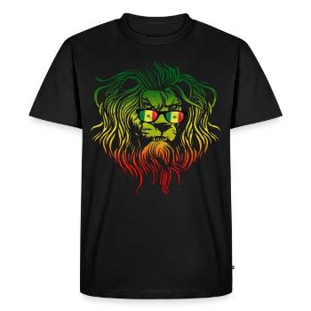 Sénégal - T-shirt Premium bio Homme - noir - Devant - Nico (187cm)