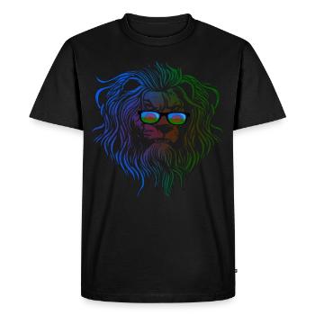 Roma - Men's Premium Organic T-Shirt - black - Front - Nico (187cm)