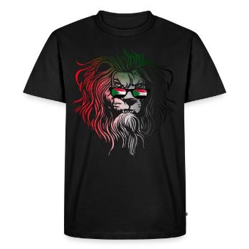 Soudan - T-shirt Premium bio Homme - noir - Devant - Nico (187cm)