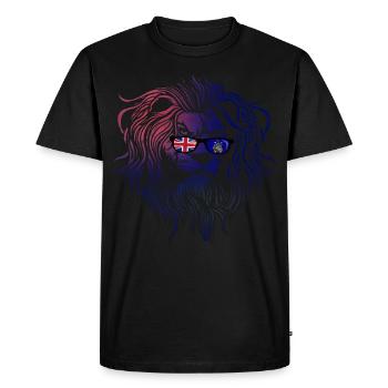 Géorgie du Sud et les îles Sandwich du Sud - T-shirt Premium bio Homme - noir - Devant - Nico (187cm)