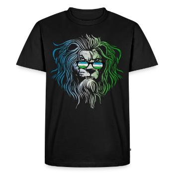 Ouzbékistan - T-shirt Premium bio Homme - noir - Devant - Nico (187cm)