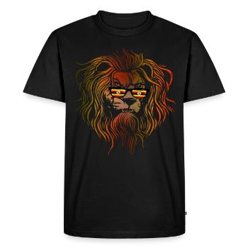 Uganda - Men's Premium Organic T-Shirt - black - Front - Nico (187cm)