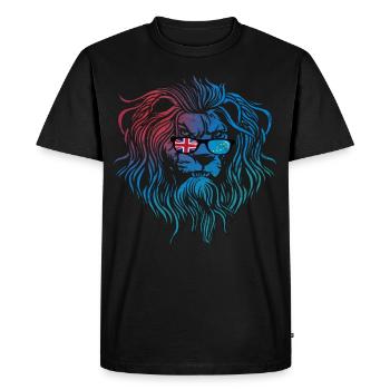 Tuvalu - Men's Premium Organic T-Shirt - black - Front - Nico (187cm)